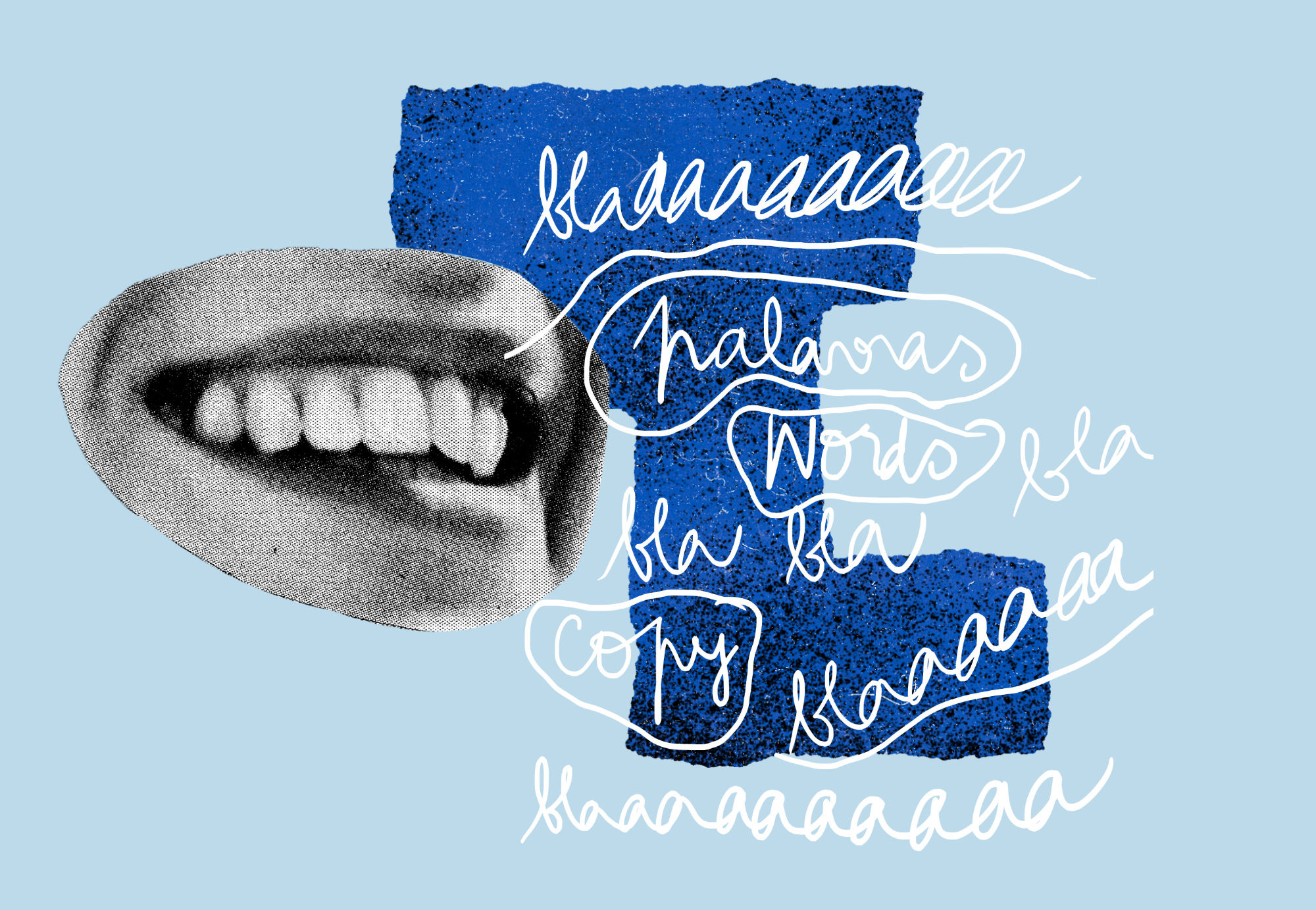 A design image with handwritten letters, focusing on the topic of copywriting. A design image with handwritten letters, focusing on the topic of copywriting.