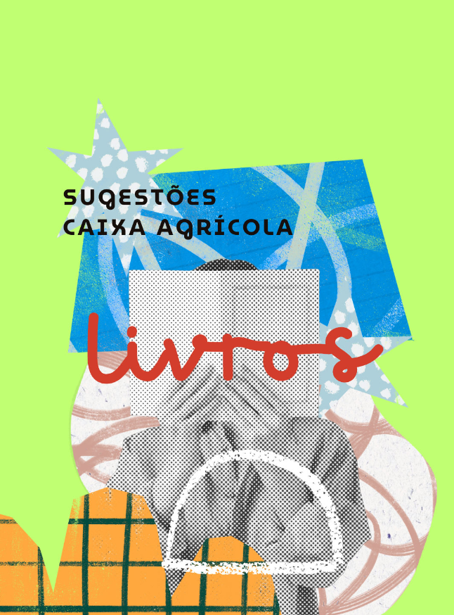 Design gráfico da A NEW DAY para redes sociais, destacando uma seleção de livros recomendados por um patrocinador do festival.